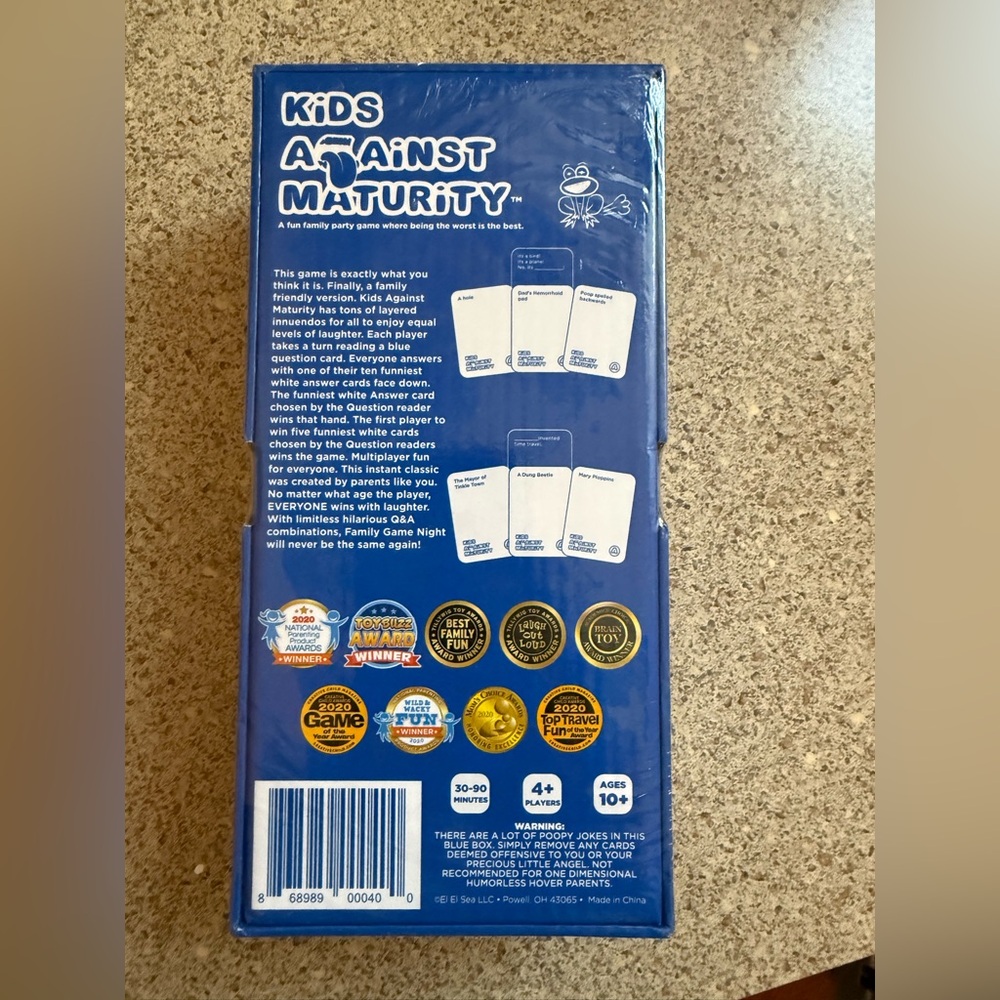 NIB Kids Against Maturity Family Card Deck Game - Picture 3 of 3